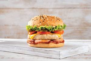 Cheese Chicken Quarter Pounder Burger