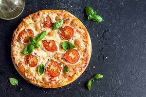 Cheese Capsicum Pizza [7 inches] with Onion Pizza [7 inches]