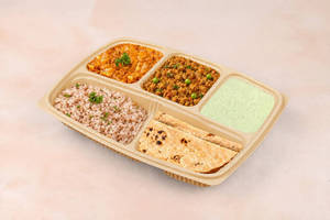 Protein Power Thali: Tempeh Keema & Paneer Makhani