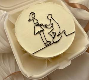 I Love You Propose Rasmalai Bento Cake