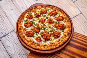 Tandoori cheese pizza