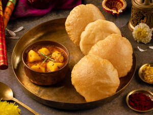 Poori with Aloo Sabji