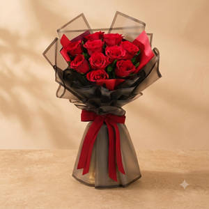 10 Red Roses Bouquet