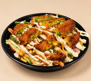 Veggie Patty Salad
