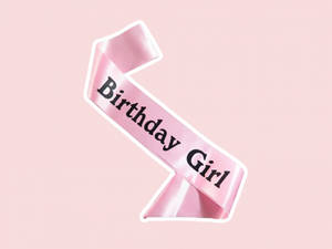 Birthday Girl Sash