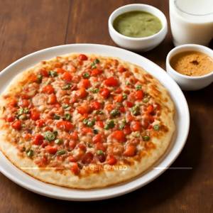 Onion Tomato Uttappam