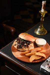 Smashed Chicken Burger