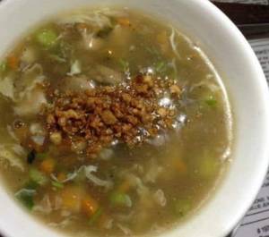 Non-veg Burnt Garlic Soup