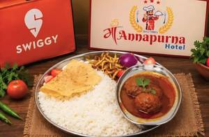 Egg Rice Thali
