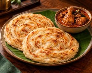 2 Porotta + Single Chicken Curry