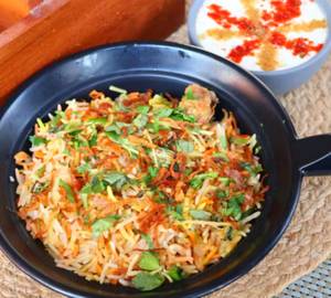 Chicken Biryani with Curd
