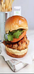 Grilled Chicken Burger Combo