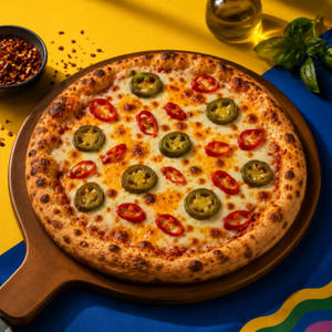 Jalapeno & Paprika Cheesy Mania Pizza.