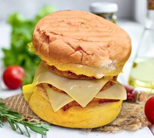 Fried Chicken Cheese Burger