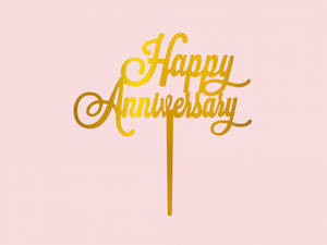 Happy Anniversary Topper