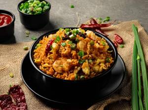 Schezwan Prawn Fried Rice