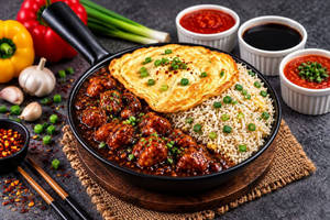 Chicken Rice With Chicken In 8to9 Sauce