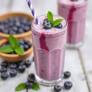 Blueberry Milkshake