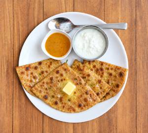 Aloo butter paratha