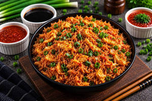 Egg Schezwan Rice