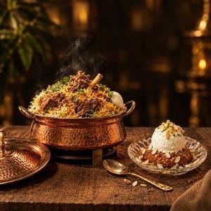 Kass Family Feast(Muttonbiryani+Dessert)