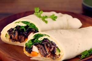 Cheese chicken wrap