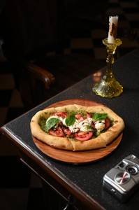 Pesto Burrata Flatbread