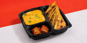 Aaloo Paratha (no Onion) + Kadhi