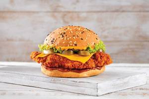 Peri Peri Fried Chicken Burger