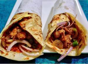 Double Egg Chicken Laccha Roll
