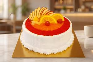 Fresh Fruits Cake