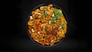 Mushroom Biryani With Raita