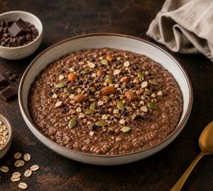Chocolate Almond Oats Bowl
