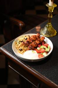 Middle Eastern Chicken Bowl With Zereshk Pilaf