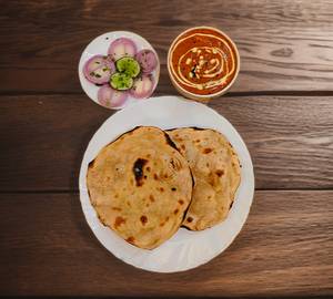 2 Butter Roti With Paneer Butter Masala