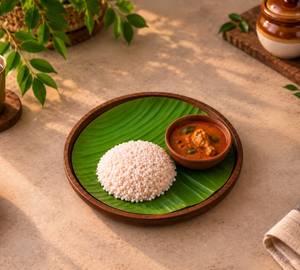 Kerala Rice With Chicken Curry