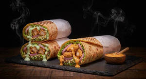 Chicken Tikka Roll & Cripsy Chicken Strip Wrap
