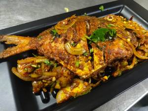 Fried Pomfret