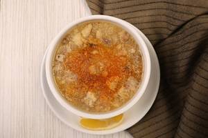 Chicken Burnt Garlic Soup