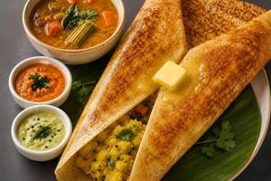 Paper Butter Masala Dosa