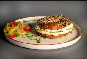 Twisted Cream Cheese Bagel