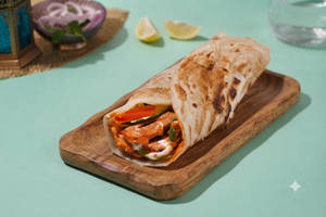 Soya Chaap Paratha Shawarma Wrap