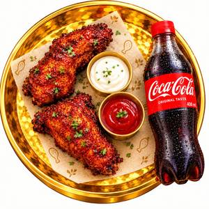 Combo Chicken Wings 2Qty & Cocacola 400Ml