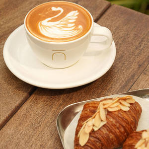 Moment Of Ease - Flat White & Almond Croissants