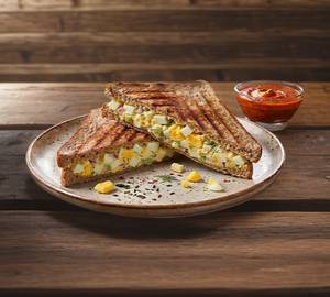 Boiled egg sandwich