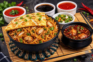 Chicken Triple Schezwan Noodles