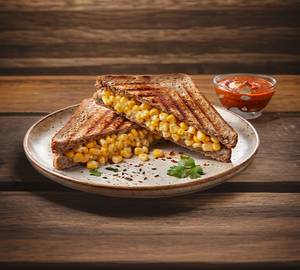 Fresh corn sandwich