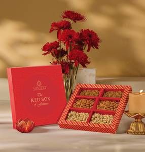 The Auspicious Red Box Dry Fruit Edit