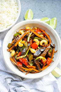 Veg Shaolin Kung Pao Nutty Glaze