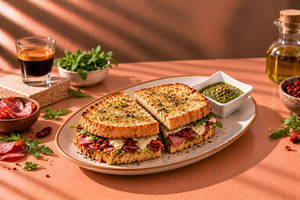 Smoked Salami Sandwich
